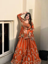 New Super Trending Embroidery Sequence work ready to wear jacket and lehenga choli
