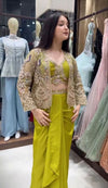 New Super Trending Party Wear Koti with dhoti style Lehenga