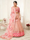 Blush Pink Designer Bridal Lehenga