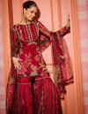 Letest New Sarara Suit With Embroidey And Real Mirror Work