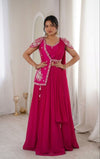 New Launching Embroidery Work Lehenga Choli with jacket