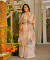 Designer Palzoo Set For Womens And Girls Creem