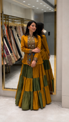 New Super Trending Embroidery Sequence work ready to wear jacket and lehenga choli