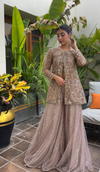 OUR DESIGNER CHIKANKARI EMBROIDERED WORKED TOP, PLAZZO