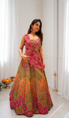 New Super Embroidery Coding work  Lehengha choli Multicolour