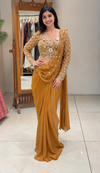 Get festive ready in our new Trending Stylelish Lehenga Choli   set  With Embroidery Work detailing