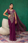 Trending ready to wear saree with fully beads work