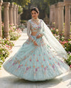 Pastel Bloom Bridal Lehenga – Where Elegance Meets Grace ✨
