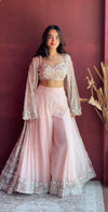 Bollywood Style Plazzo With Koti Set