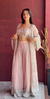 Bollywood Style Plazzo With Koti Set
