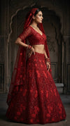 Crimson Royale Lehenga – Bold, Beautiful & Timeless