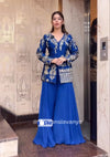 Presenting a New Party Wear Look Jacket  And Plazzo