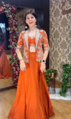 New Super Trending Party Wear Koti with Lehenga